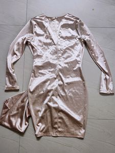 Satin Short Dress
