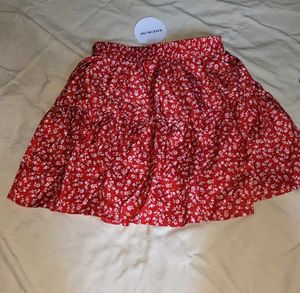 Red Cute Skirt