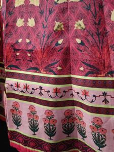 Maroon Patterned Dress