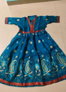 Cotton Blend Beautiful Anarkali Kurta