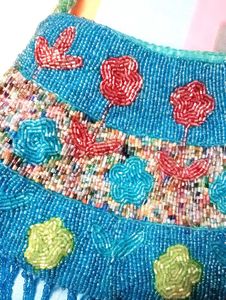Beautiful Cutdana Work Purse