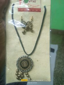 Indian Styles Kurti And Necklace With Earing