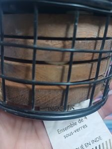 Wooden Tea Coaster