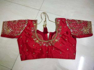 ❤️Red  maggam blouse