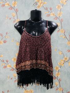Forever 21 Fringe Top