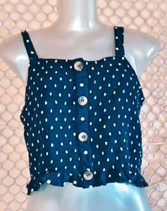 SizeM/L 🎁Buy 2 Get 1 Free 🎁Polka Dot Crop Top