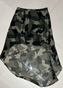 Camo Print Skirt