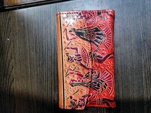 Shantiniketan leather wallets (2 pcs)