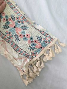 Floral Top with Tassels