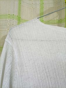 White Bell Sleeve Top