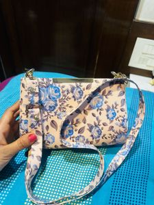 Floral Print Crossbody Bag