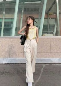 New With Tag Korean Yellow Cute Laces Top