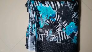 Floral Print Saree