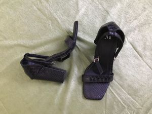 Croc Textured Heel 3.5 inches(UK-2)ind 35