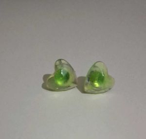 Heart, oval, square, Round Stud Earrings