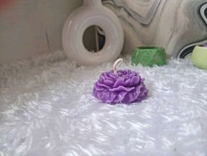 Floral Candle - Purple