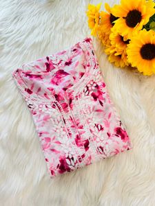 Floral Print Kurta
