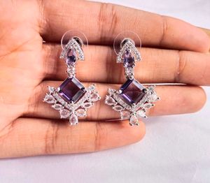 Sparkling American diamond Earrings for party