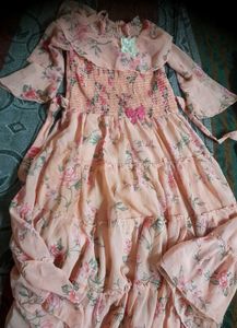 Cute Floral Girls Dress