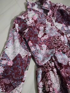 Floral Print Maxi Dress