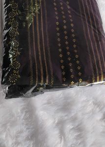 Completely New Geogette Foil Work Saree