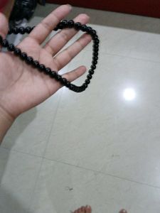 Black Beaded Necklace