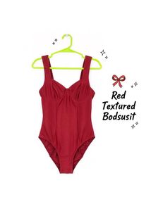 Pink Textured One-Piece Swimsuit