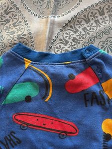 Skate Print Kids Sweatshirt