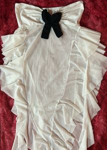 K Pop Inspired Tube Net Top