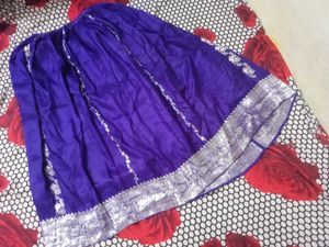 Banarasi Embroidered Kurta Lehnga Dupatta Set