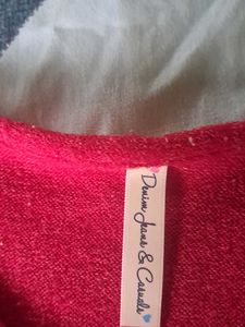 Red Knit Top