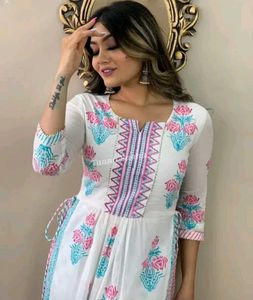 Kurti with Pant Set for womens and girls