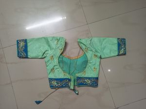 Pista Green &amp; Blue Lehenga Choli💙