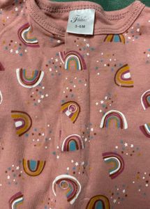 Cute Rainbow Baby Romper