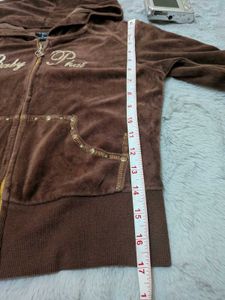Y2K Baby phat Velour Zip up hoodie