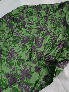 A Purple Flower Print Kurta🌿