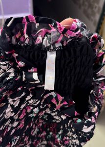 Floral Print Off-Shoulder Dress