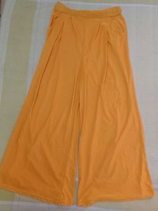 Stylish Orange Wide Leg Pants