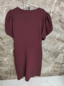 Magenta Midi Dress