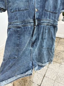 Denim Jumpsuit Romper