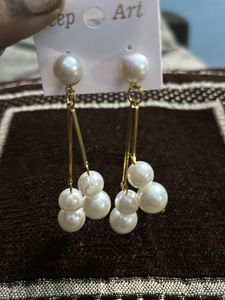 Elegant Pearl Drop Earrings