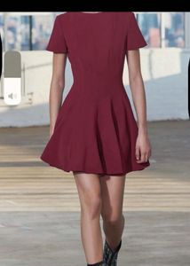 Zara Burgundy Dress