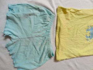 Yellow Tank Top with Bottom