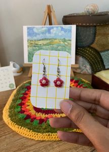 Handmade Flower Earrings