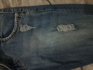 Trendy Navy Blue Stripped Jeans For Sale👖👠