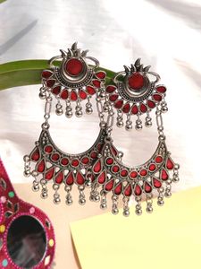 Oxidised Afgani Earring ❤️