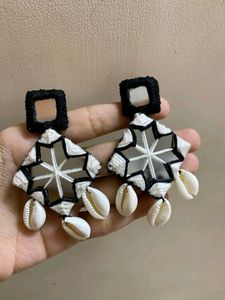 Navratri Fabric Earrings 😍