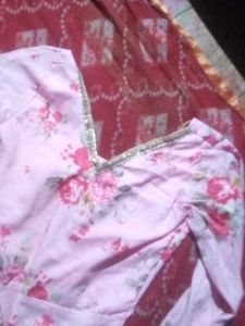 Floral Print Kurta