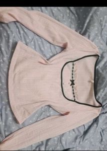Pink Bow Top