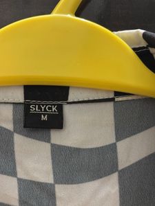 Checkered Print Button-Down Shirt